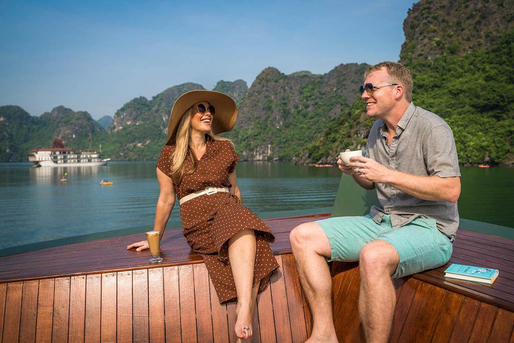Unwind to the gentle rhythm of Halong Bay
